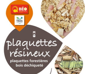 Plaquettes forestières en vrac