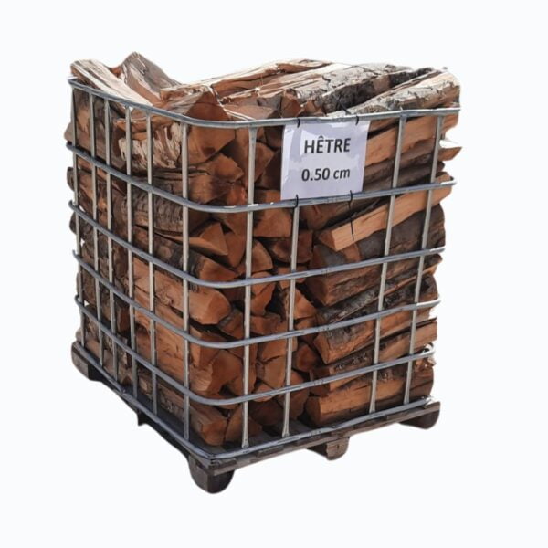 Bûches 50cm Palette de bûches sèches de bois de chauffage - 1,3 stère - 50cm